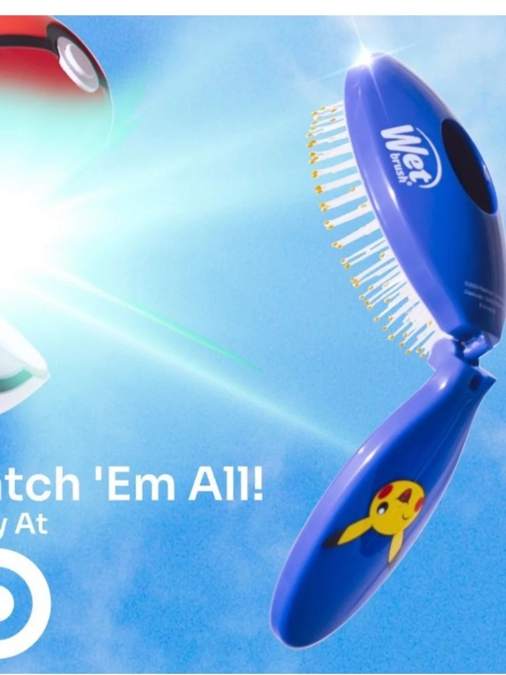 Pokeman Pikachu wet brush